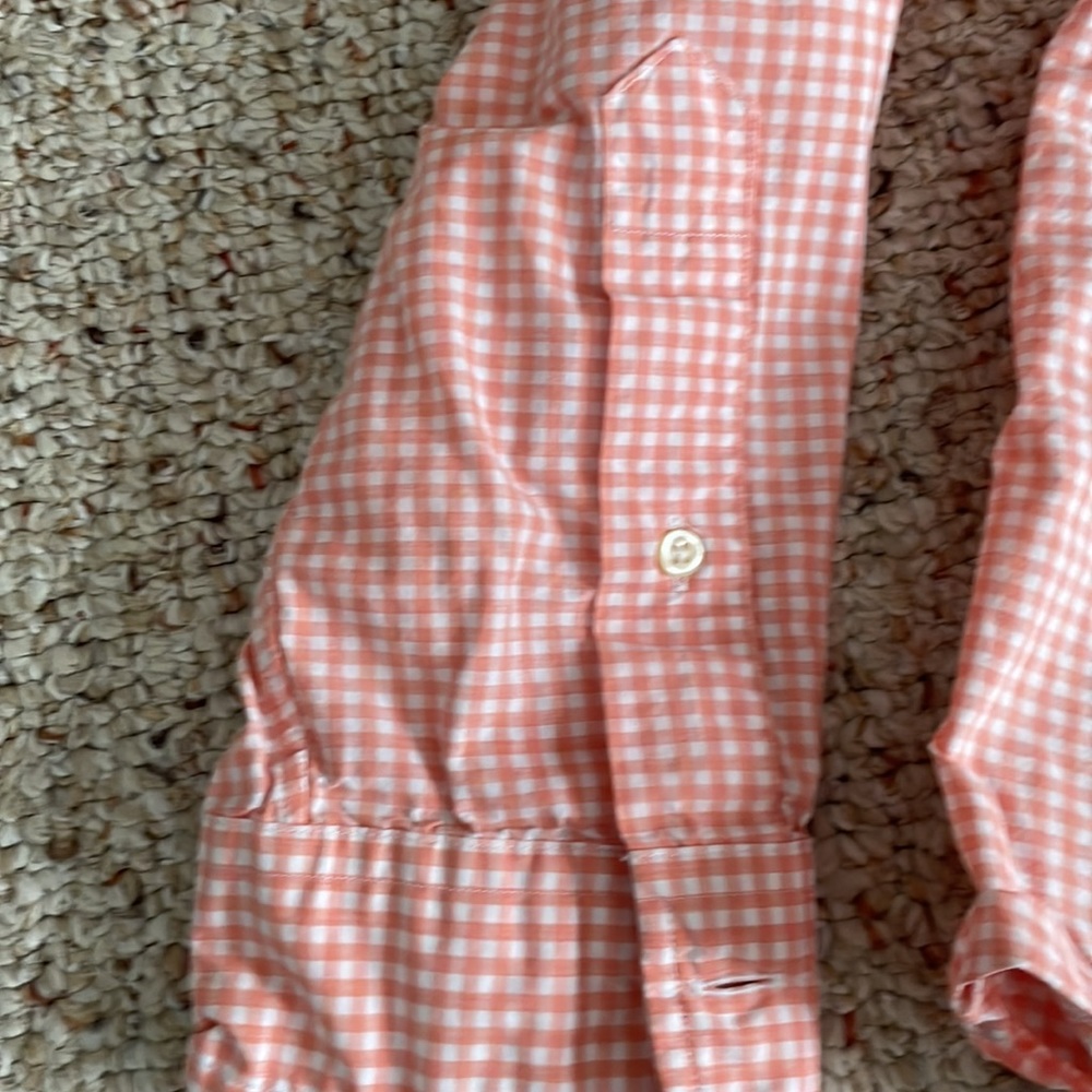 Light Pink Checkered Button Down Shirt - image 5